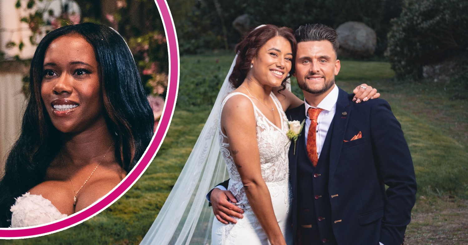 Chanita, Jordan and Whitney smiling on MAFS UK