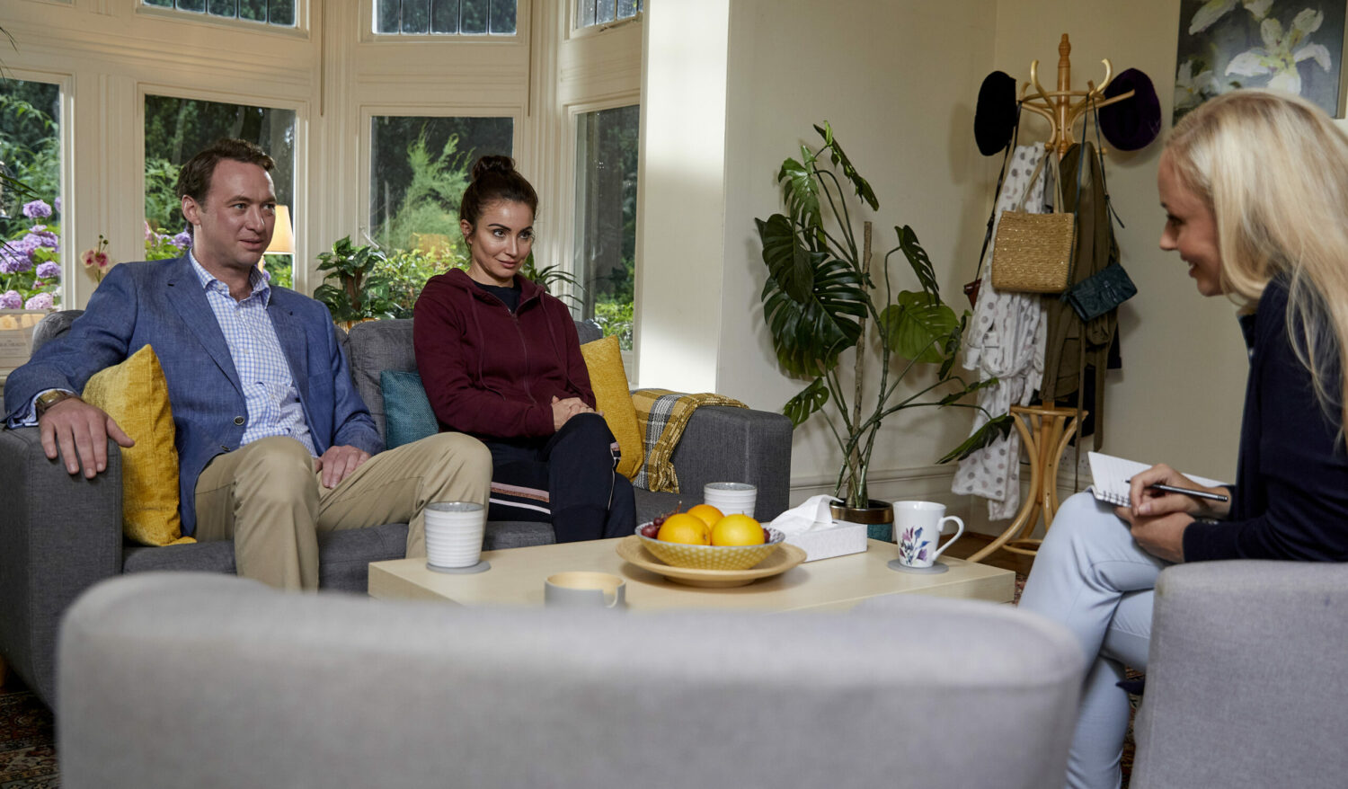 Emmerdale Liam and Leyla at therapy