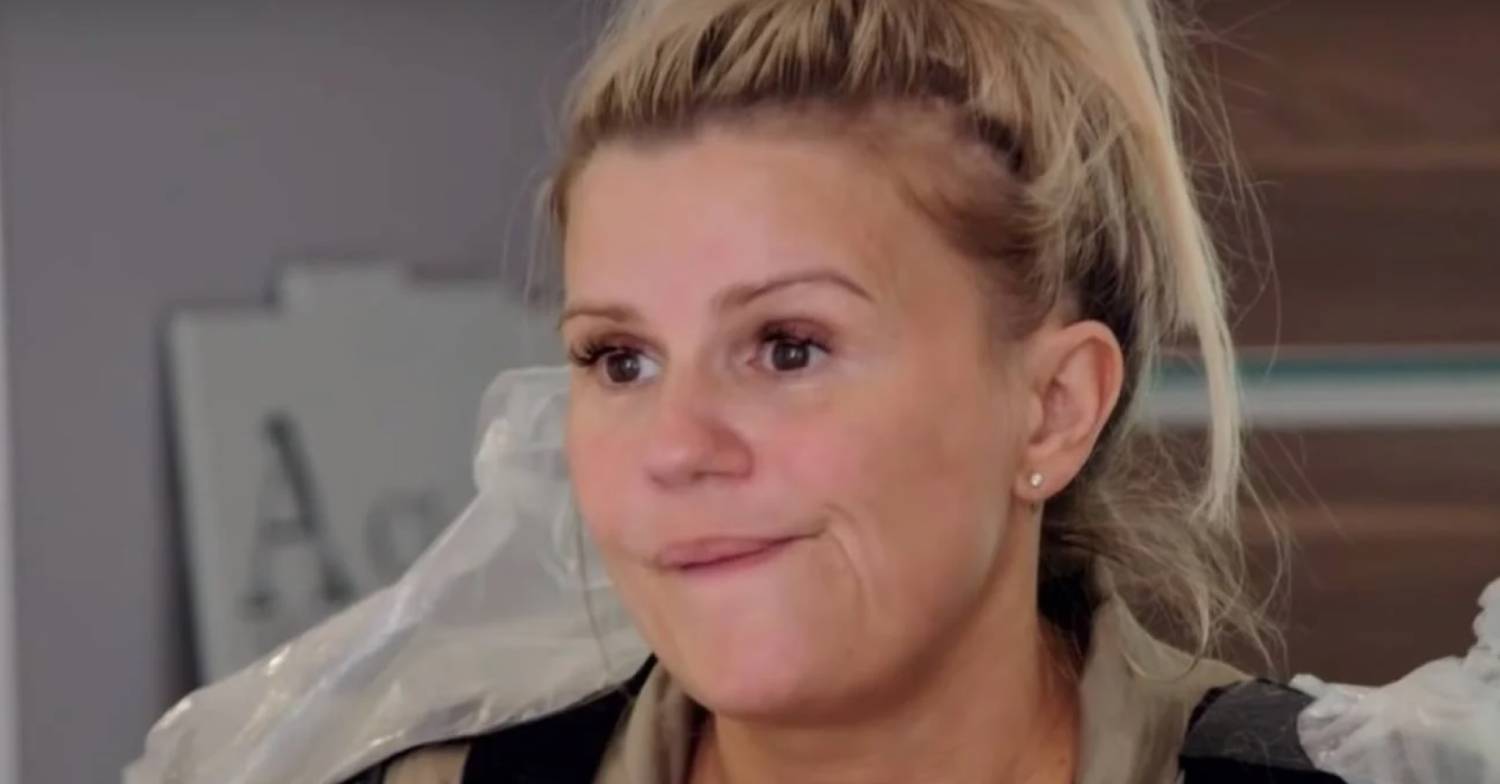 Kerry Katona looks unimpressed