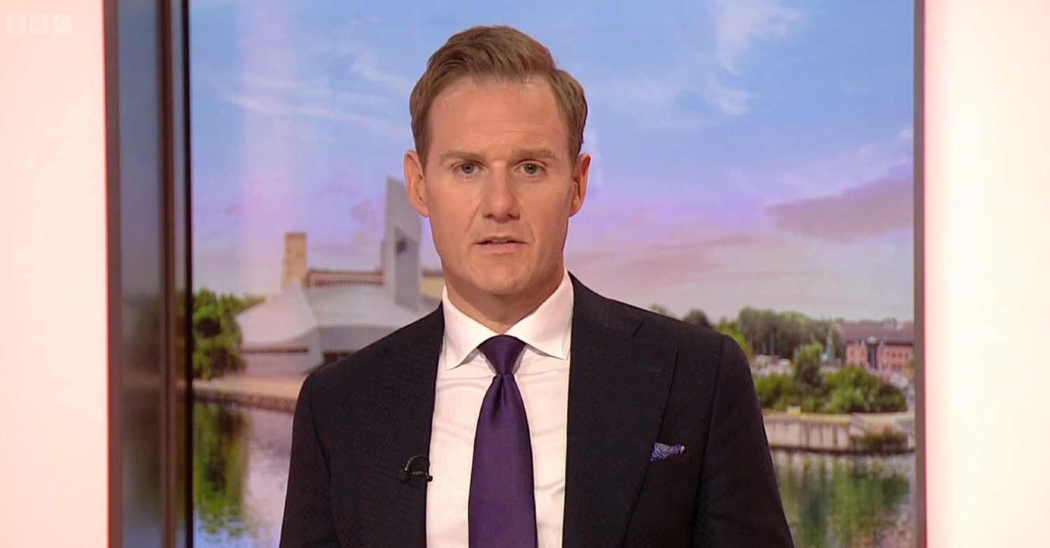 Former BBC Breakfast presenter Dan Walker wearing a suit