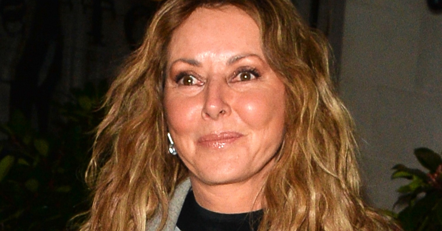 TV presenter Carol Vorderman smiling