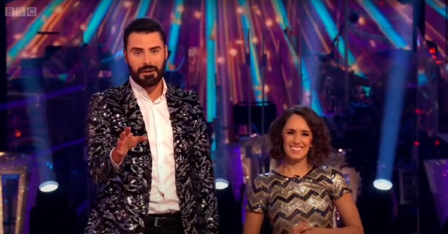 Janette Manrara and Rylan Clark on It Take Two