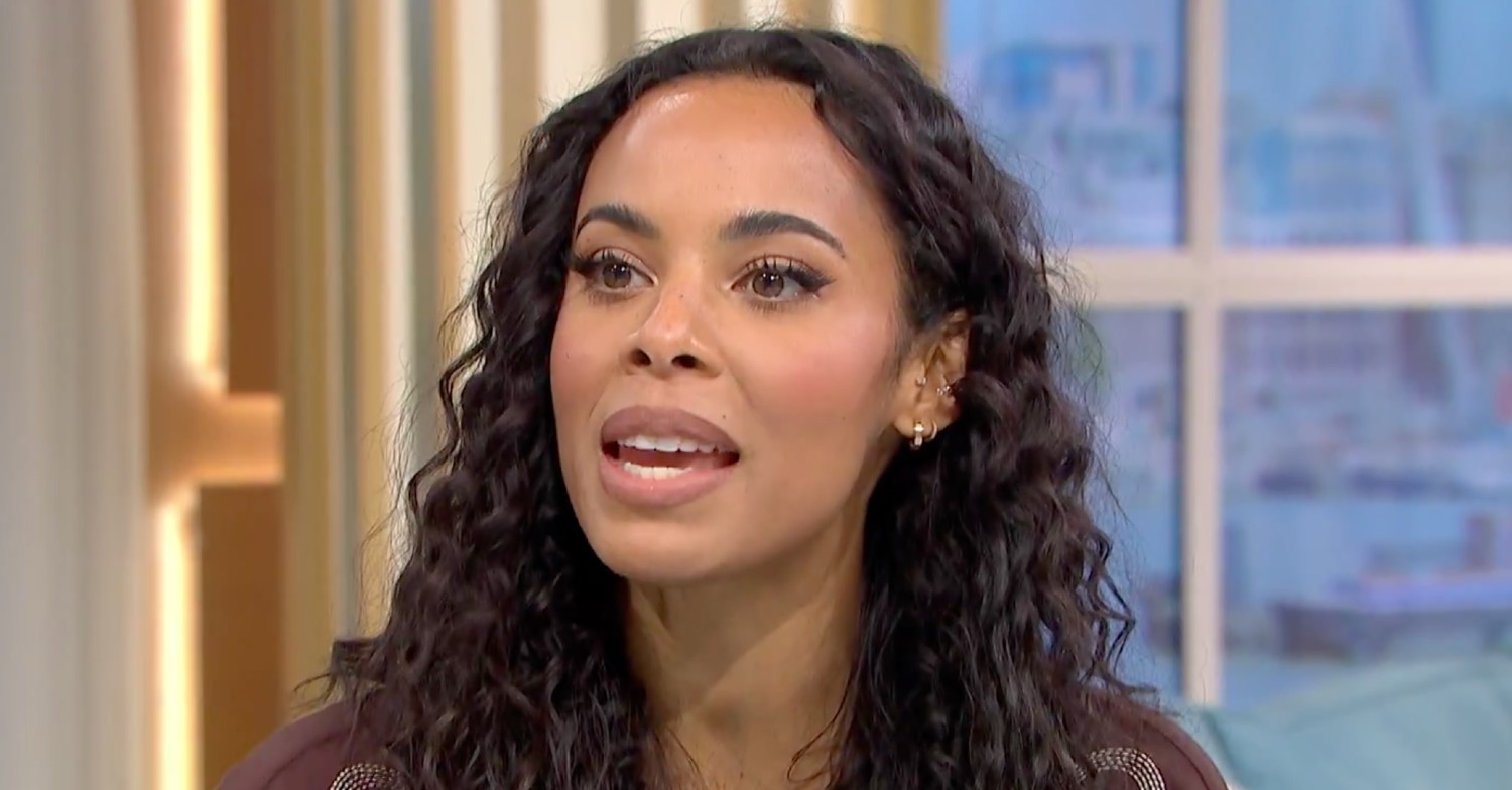 Rochelle Humes talking on This Morning