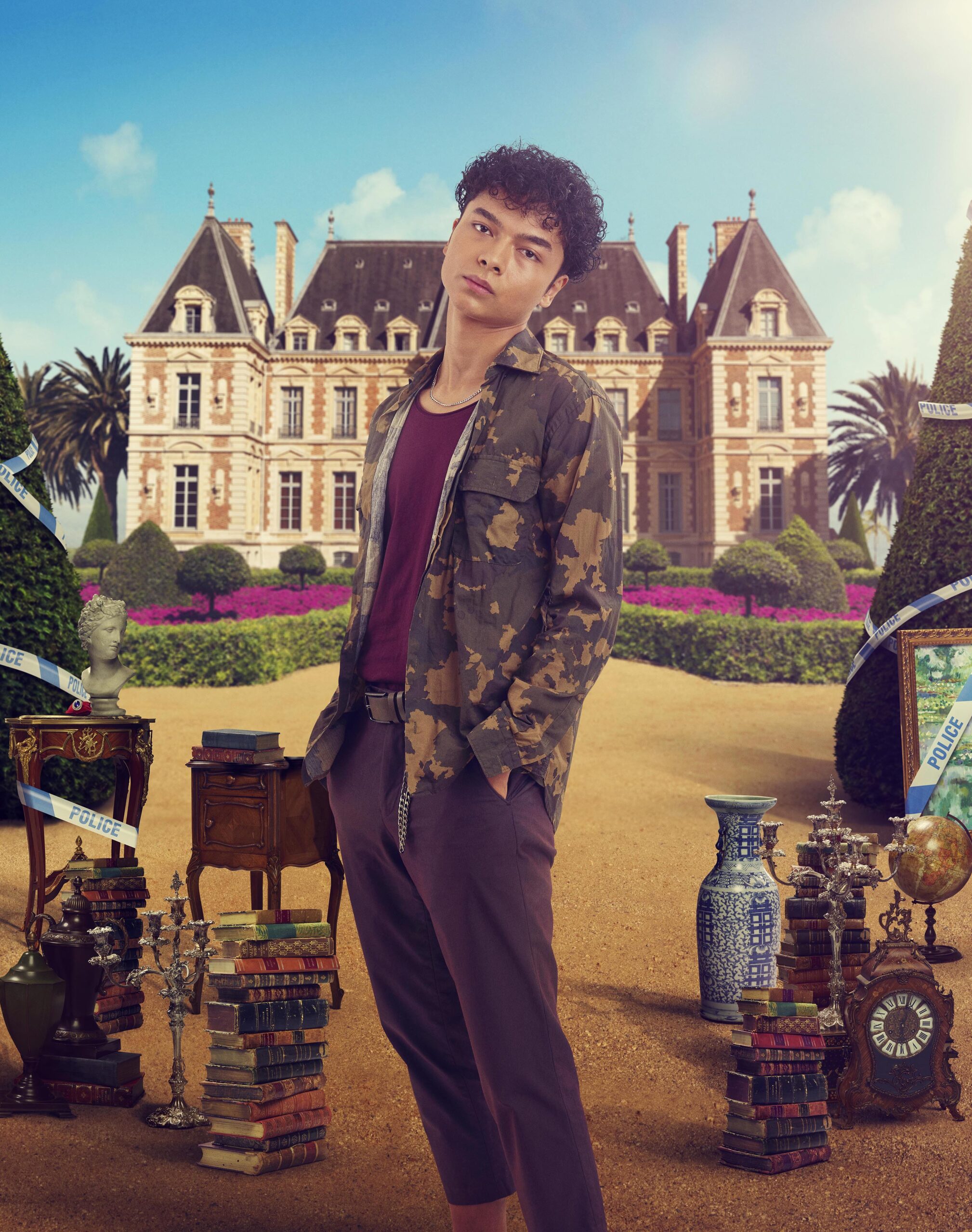 XAVIER (DAVID HECTER) IN SERIES 1 OF THE MADAME BLANC MYSTERIES