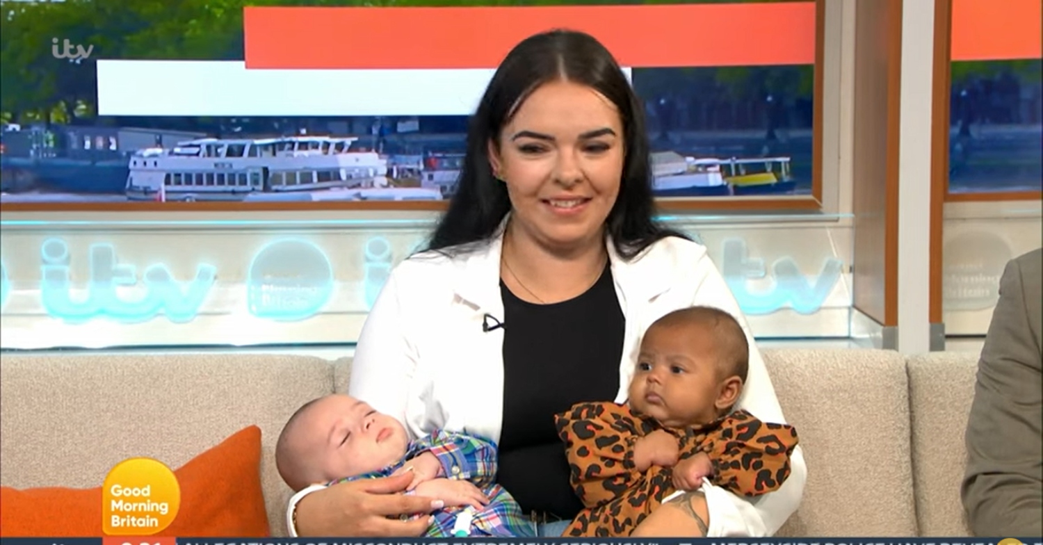 One in a million twins appeared on Good Morning Britain