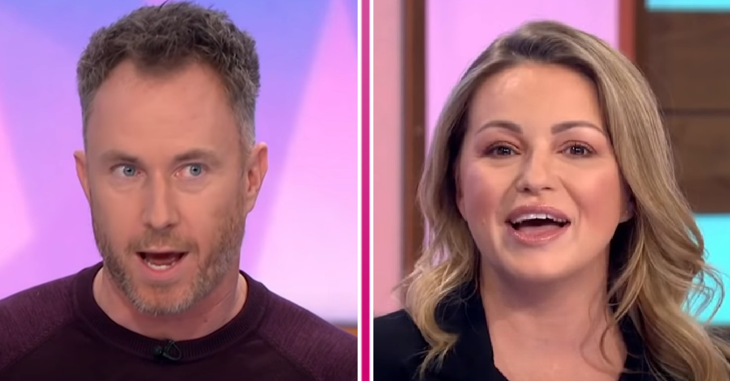 James Jordan and wife Ola speaking on Loose Women