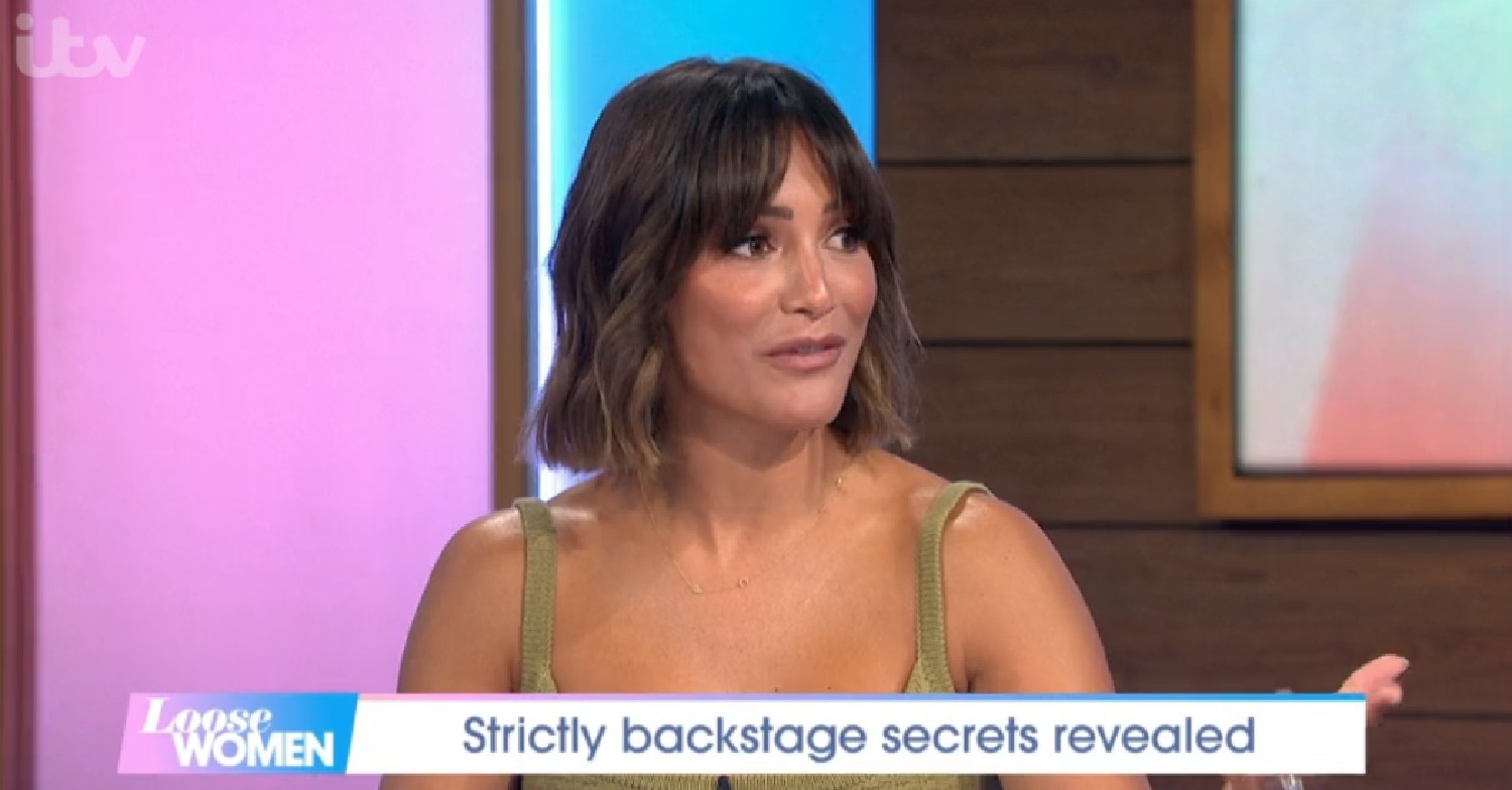 Frankie Bridge speaking about Strictly on Loose Women