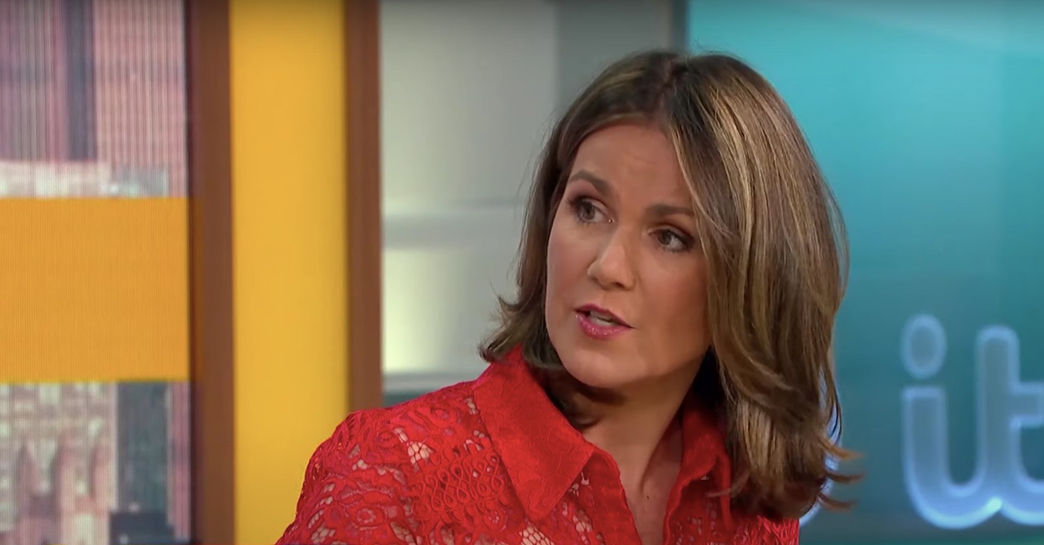 Susanna Reid turning her head on GMB