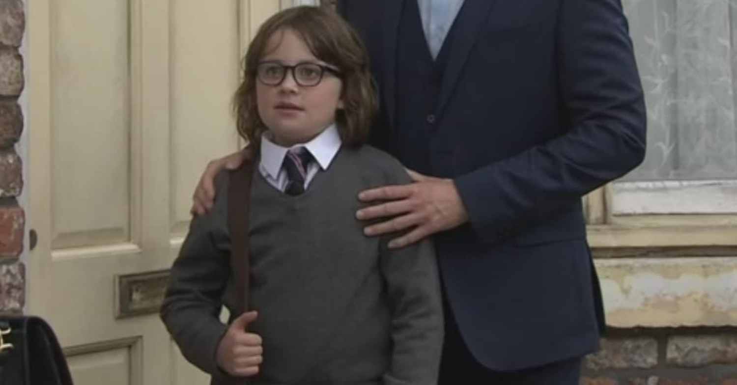 Coronation Street Sam starting school