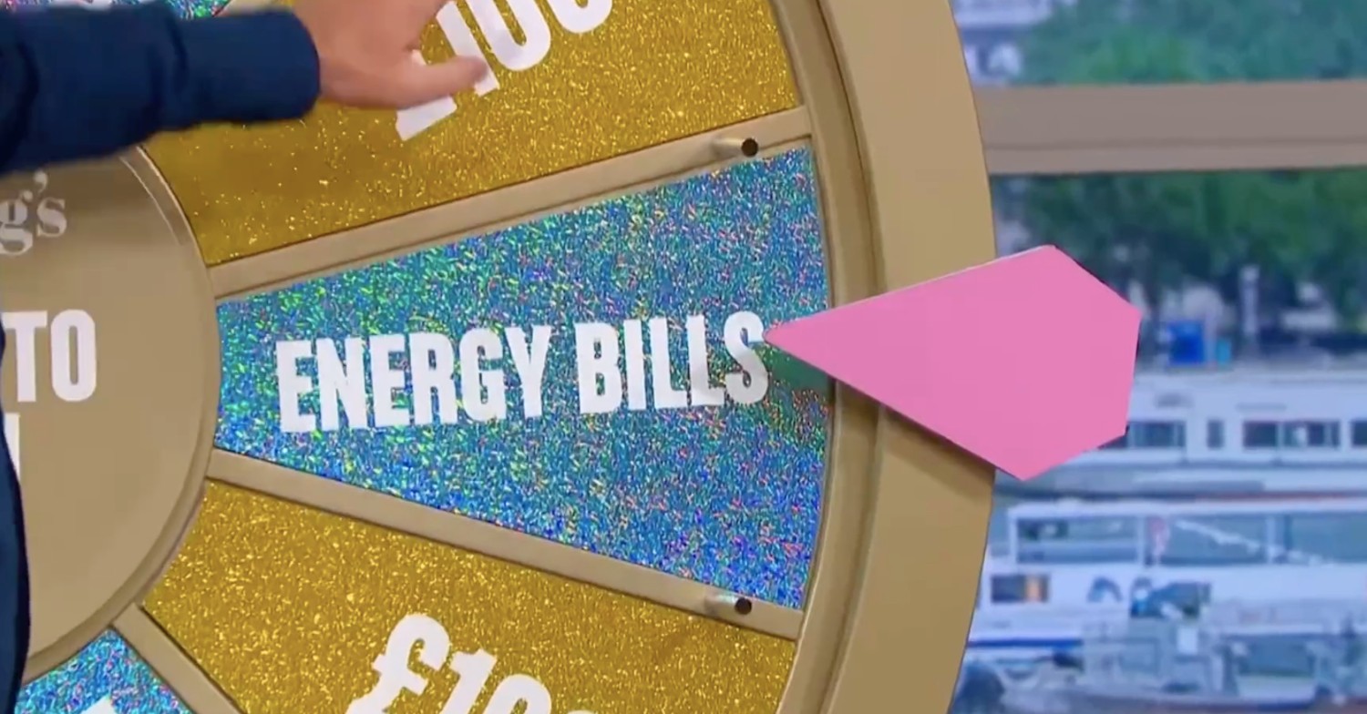 This Morning wheel during Spin to Win