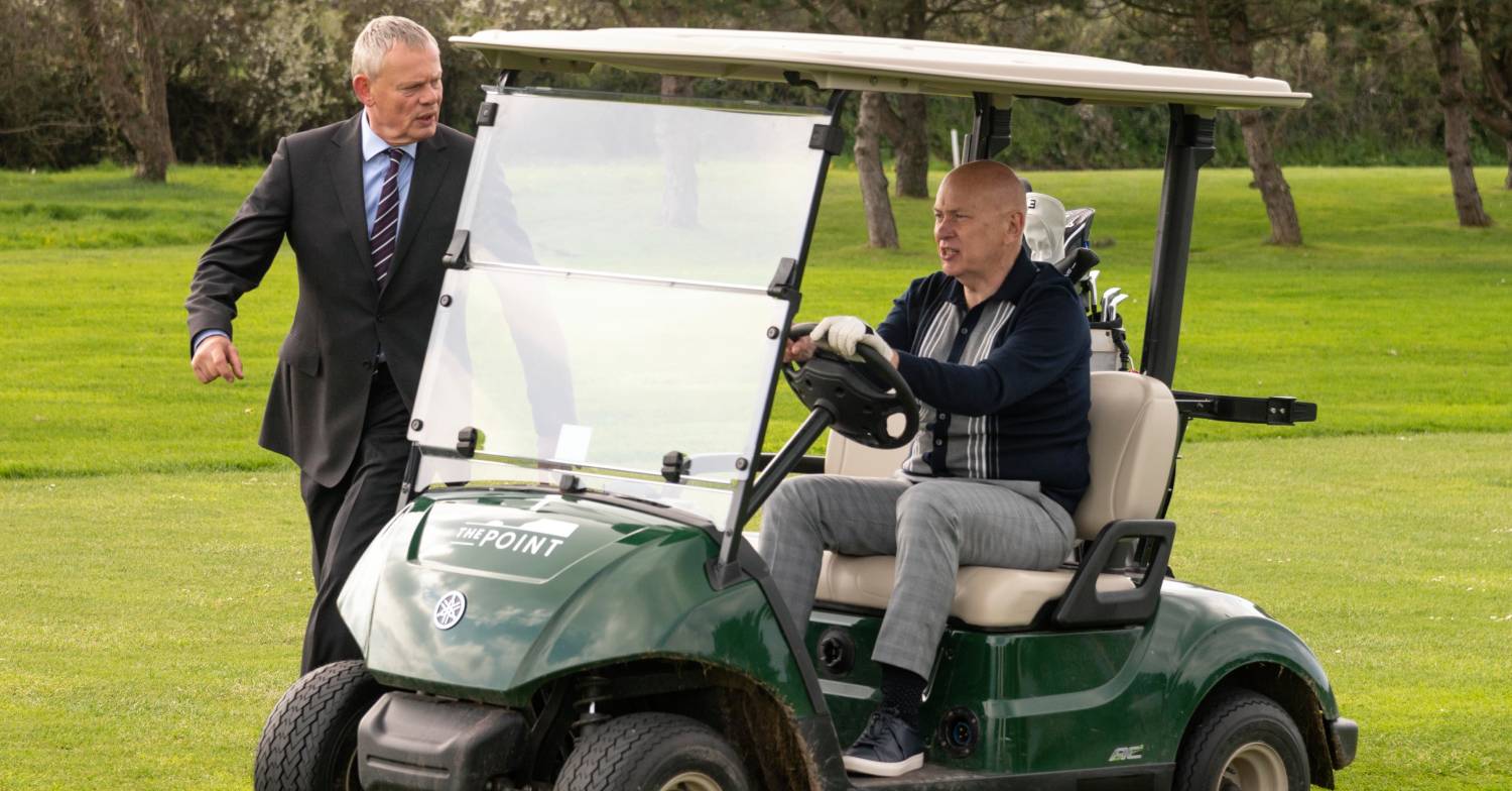 Doc Martin star Martin Clunes speaks to Vincent Franklin as Chris Parsons in the new series