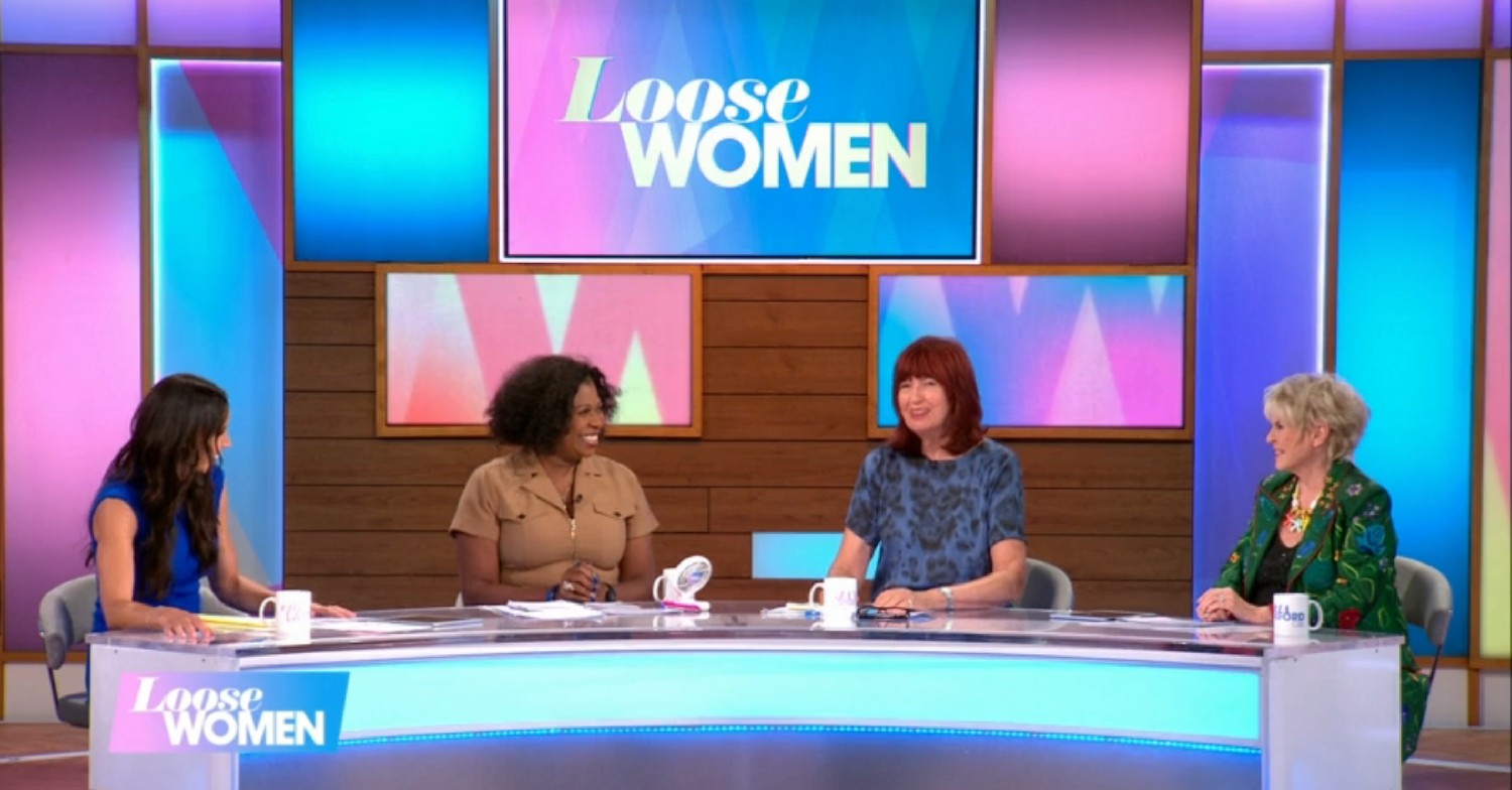 Christine Lampard, Brenda Edwards, Janet Street-Porter and Gloria Hunniford on Loose Women today