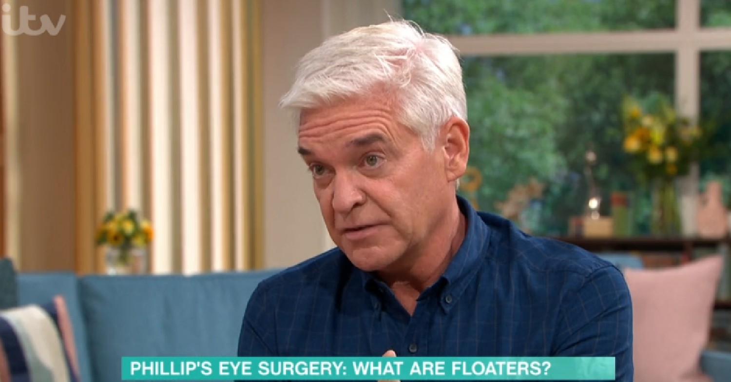 Phillip Schofield talks about eye surgery on This Morning