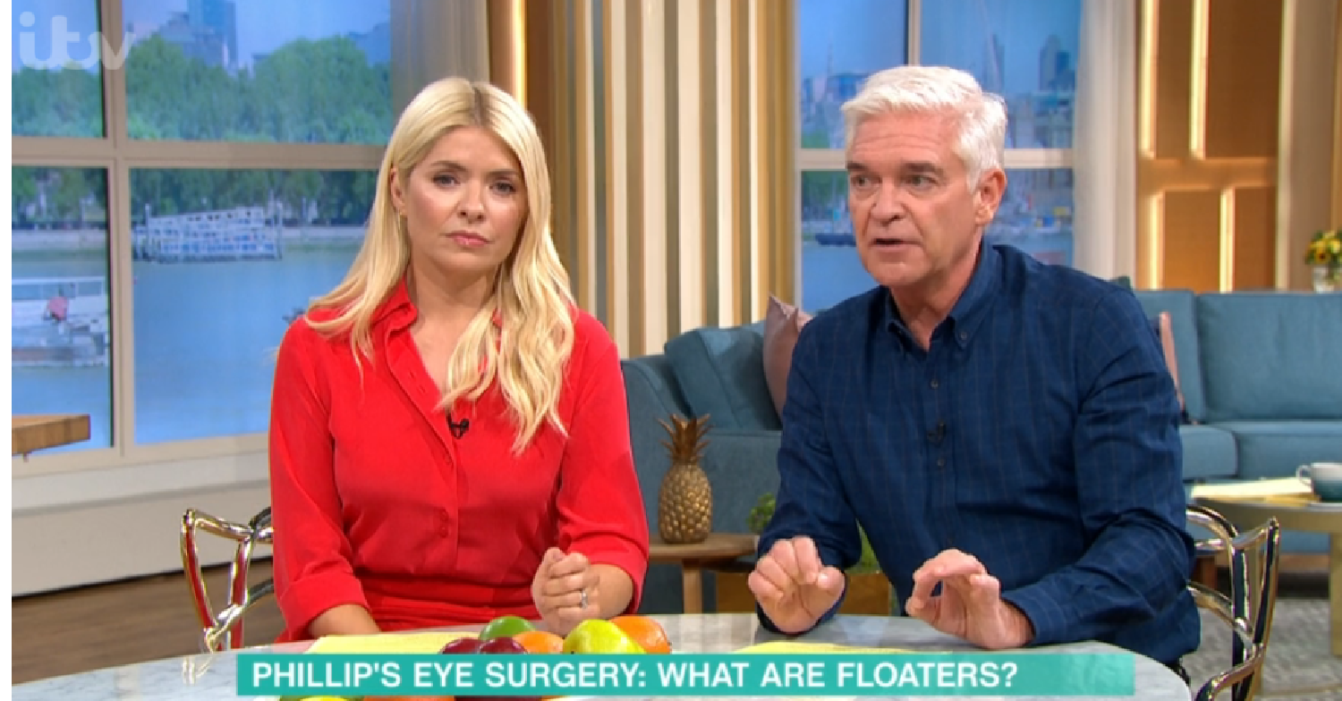 Holly Willoughby and Phillip Schofield on This Morning today