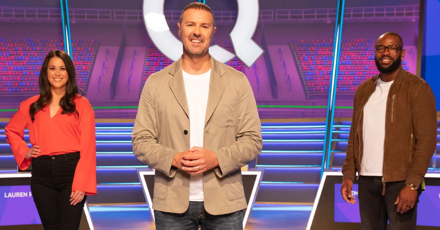 Paddy McGuinness presenting Question of Sport on the BBC