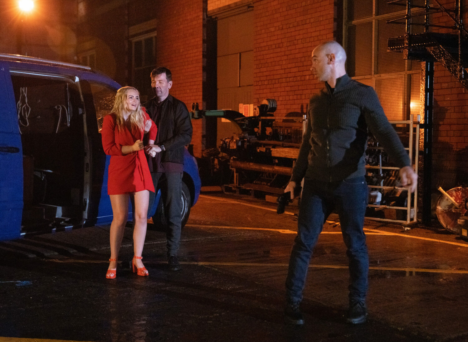 Coronation Street Kelly, Al and Kieron