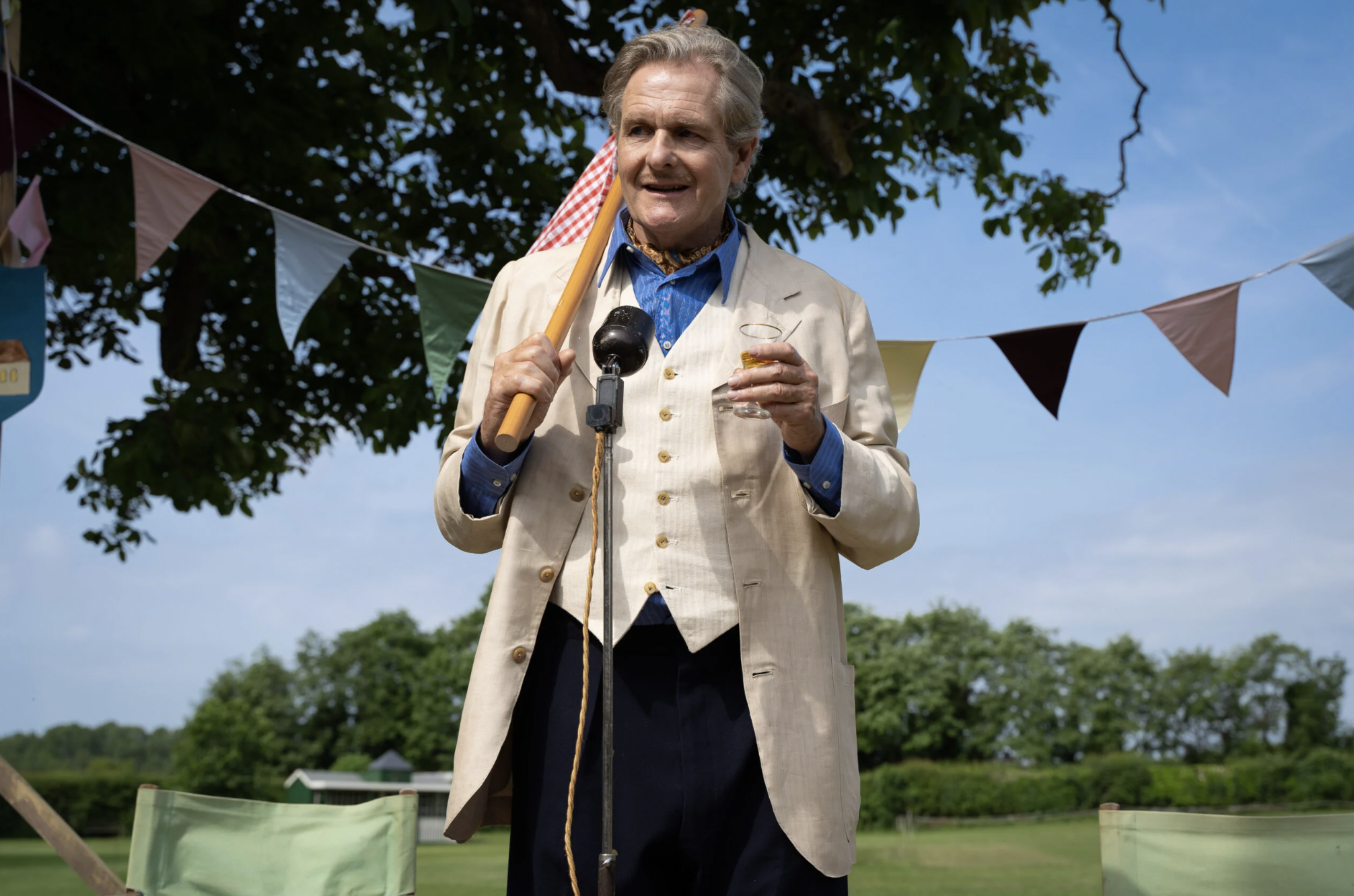 Johnny Delamare makes a speech in The Larkins