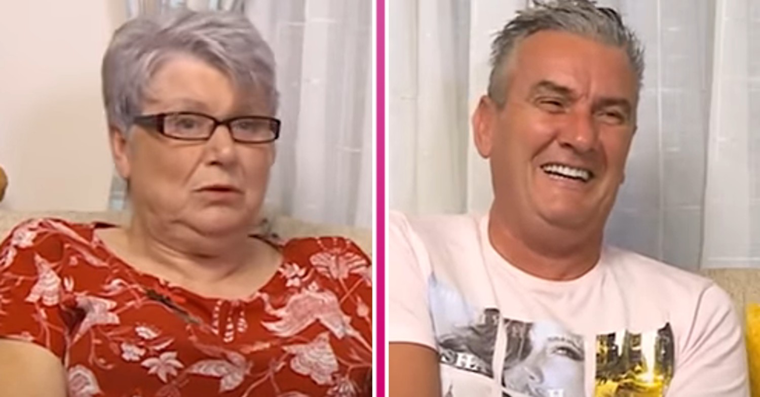 Jenny and Lee side by side on Gogglebox