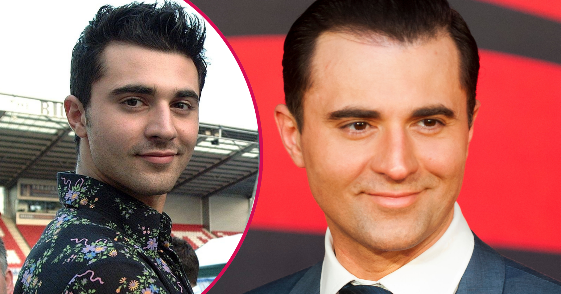 Darius Campbell Danesh smiling