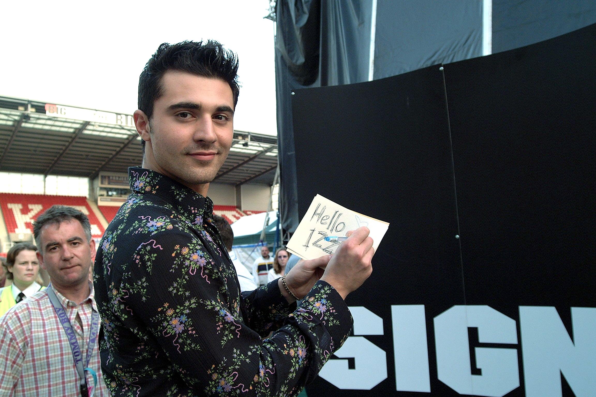 Darius Campbell Danesh smiling