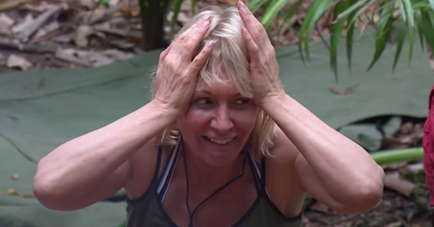 Nadine Dorries appears dumbstruck in I'm A Celebrity in 2012