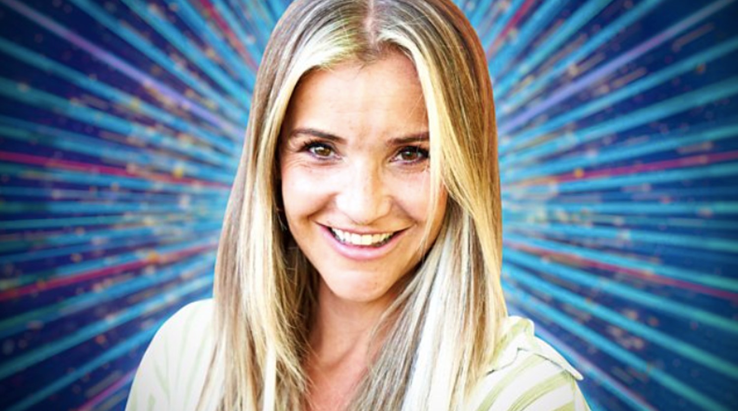 Helen Skelton smiling on Strictly