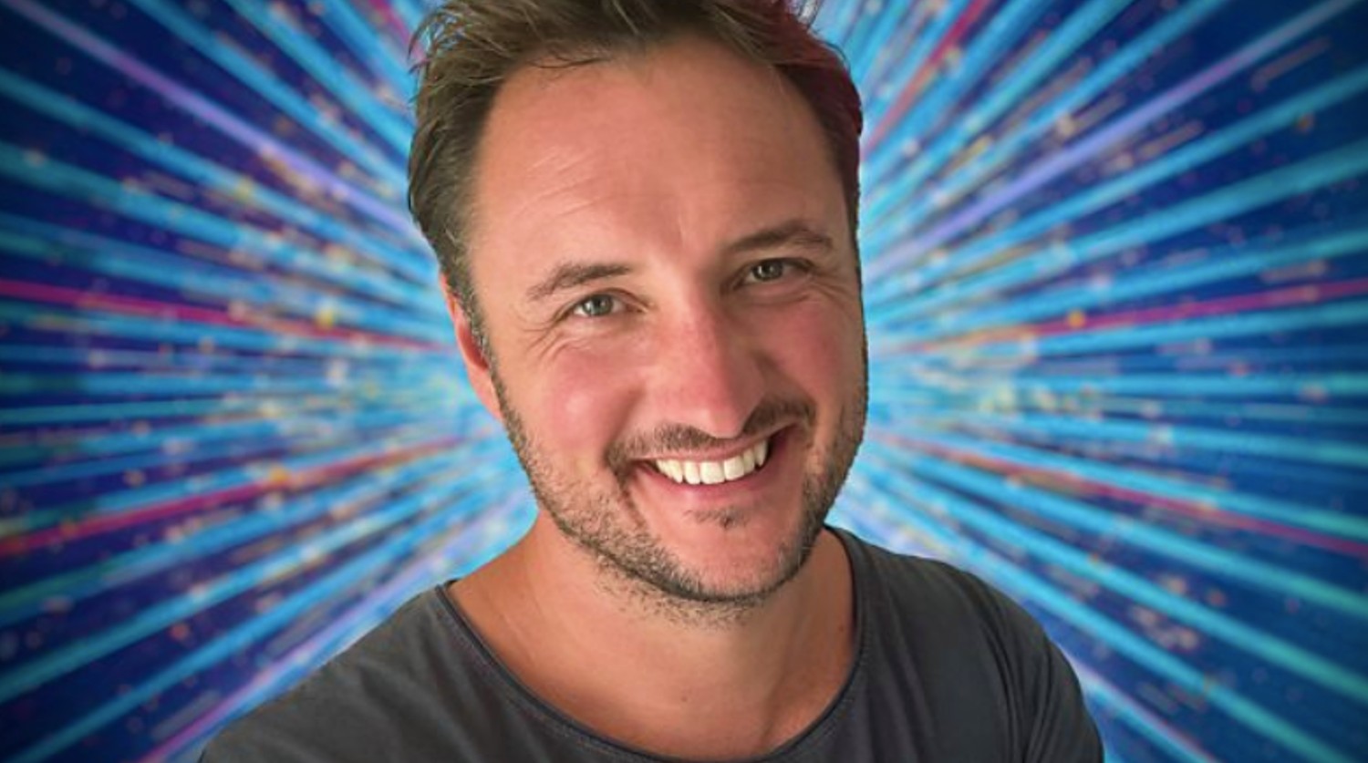 James Bye smiling on Strictly