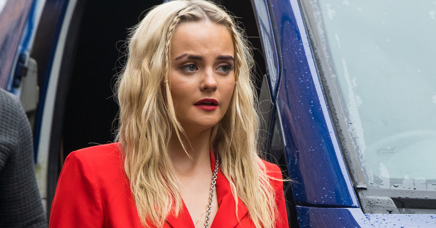 Coronation Street Kelly looking worried