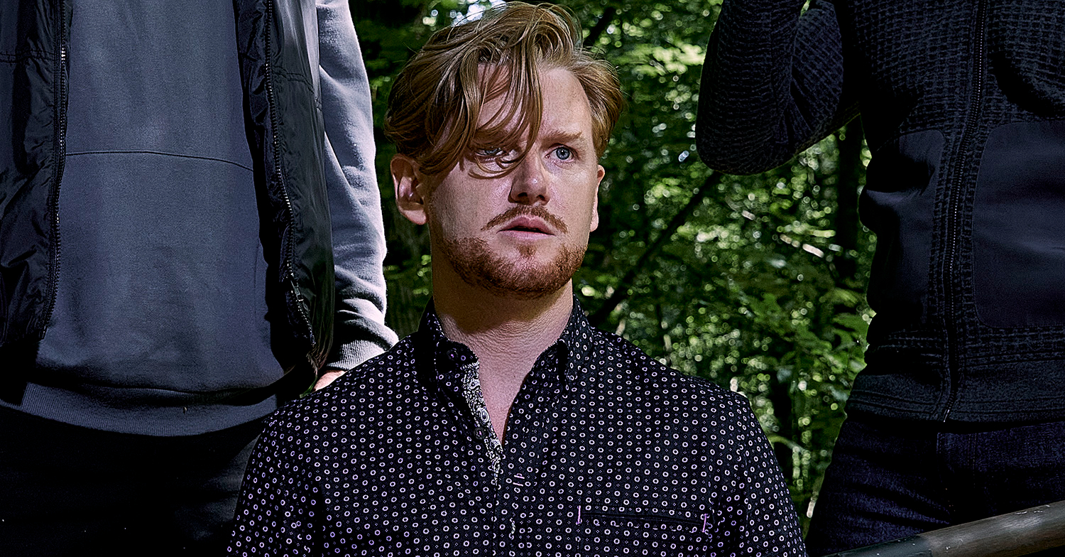 Coronation Street Gary in the woods