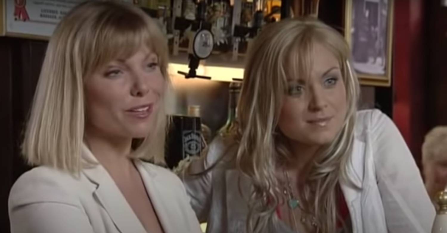 Playing Ronnie Mitchell in EastEnders alongside Rita Simons as Roxy Mitchell