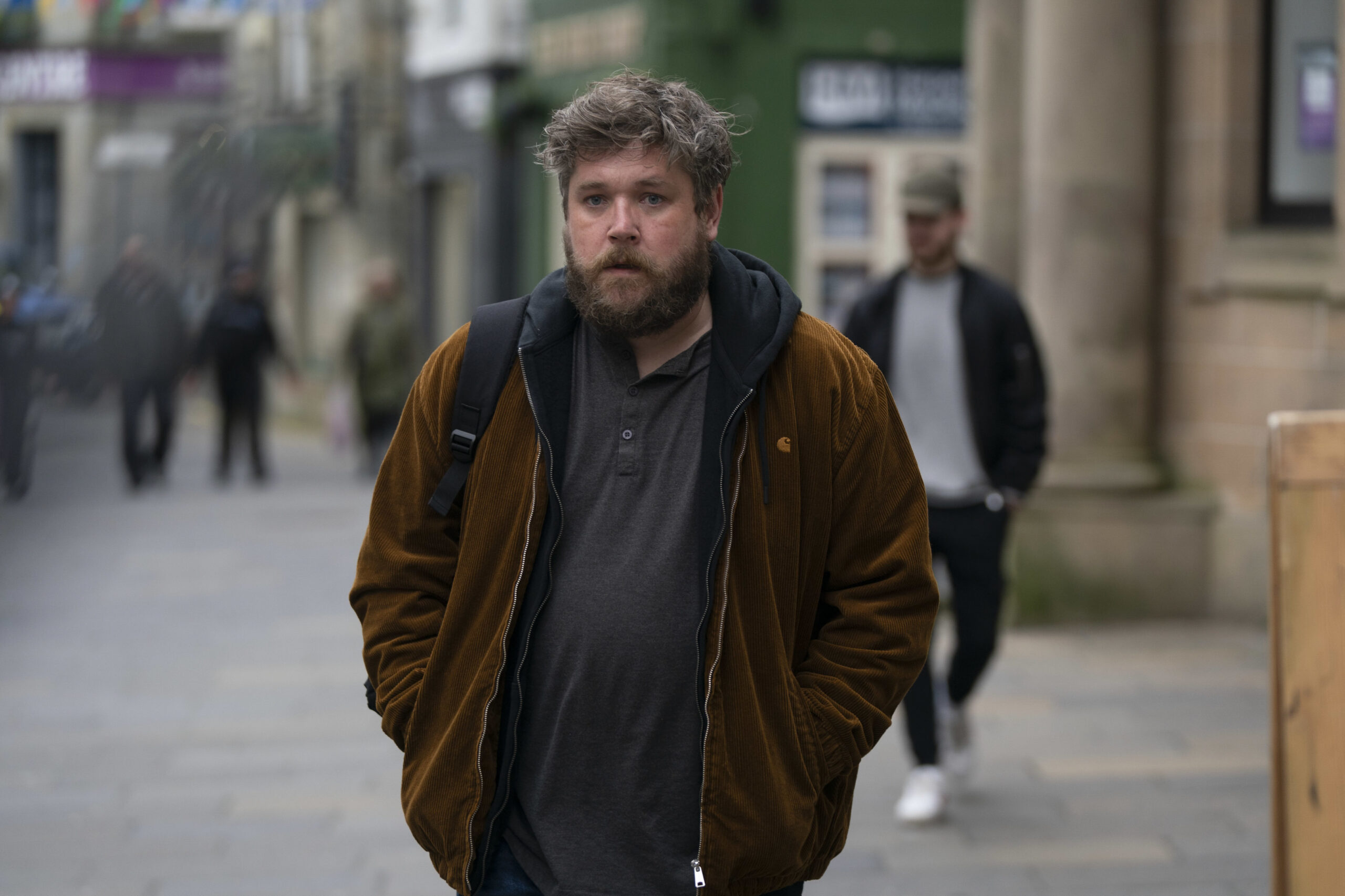 GRANT O'ROURKE looking scruffy as Jamie Narey in Shetland