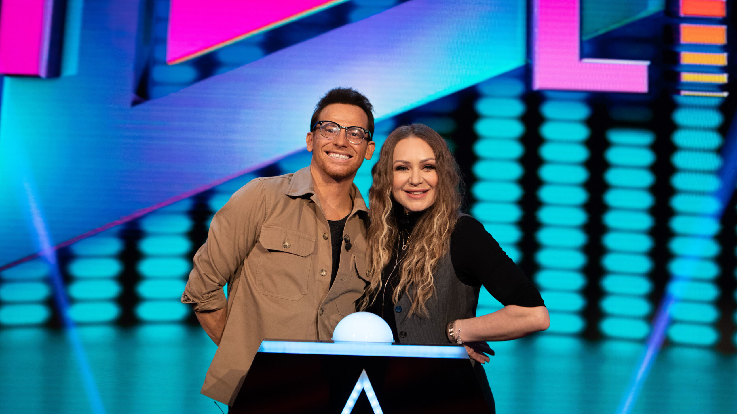 Joe Swash and Rita Simons appearing on The Hit List