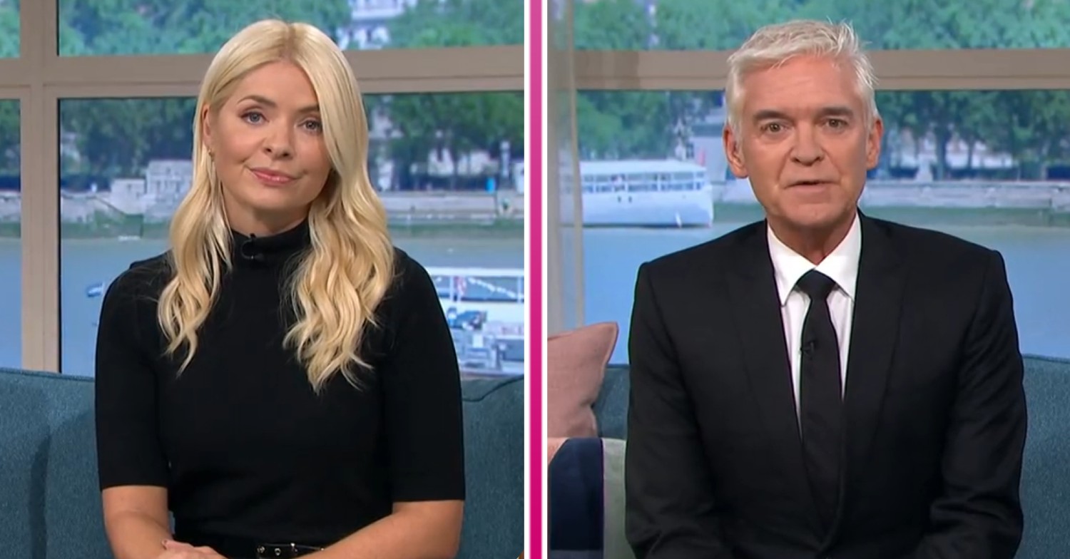 Holly Willoughby and Phillip Schofield on This Morning today