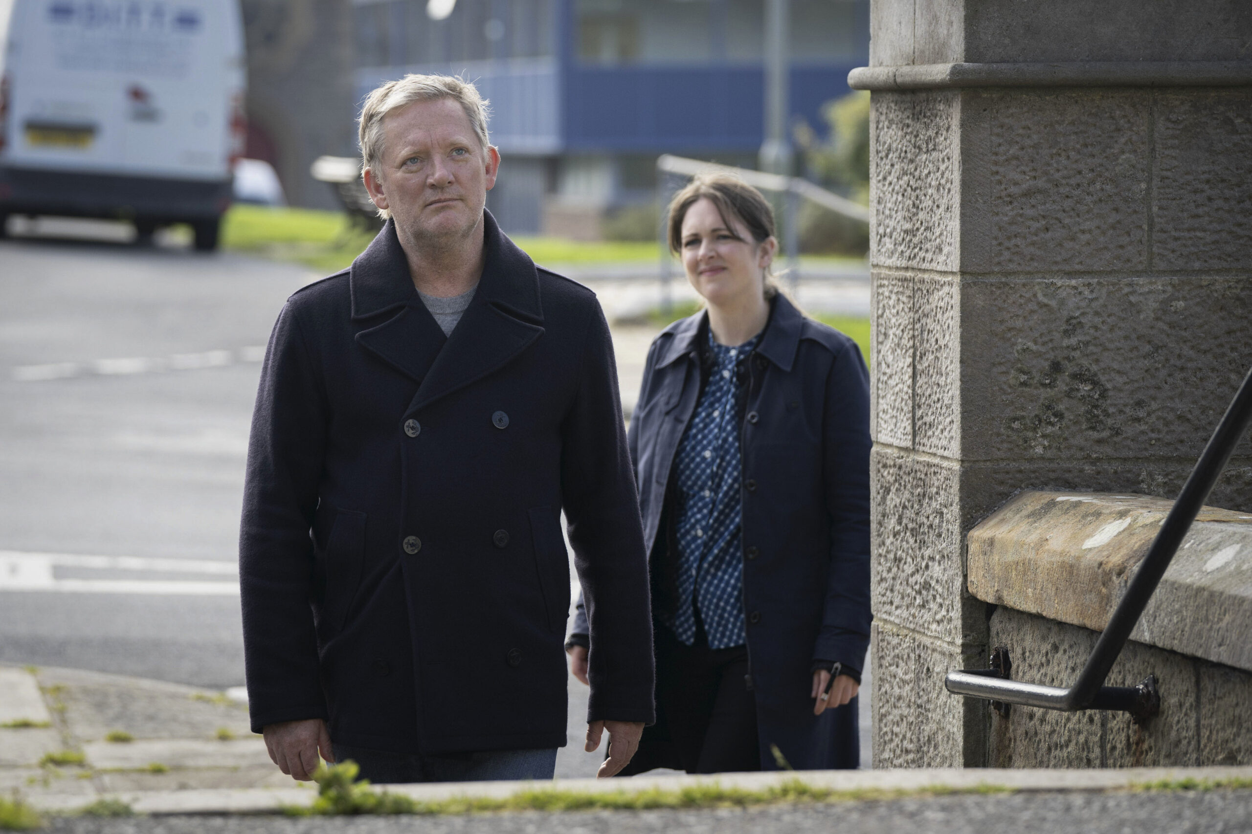 DI Jimmy Perez and Tosh investigate in Shetland series 7