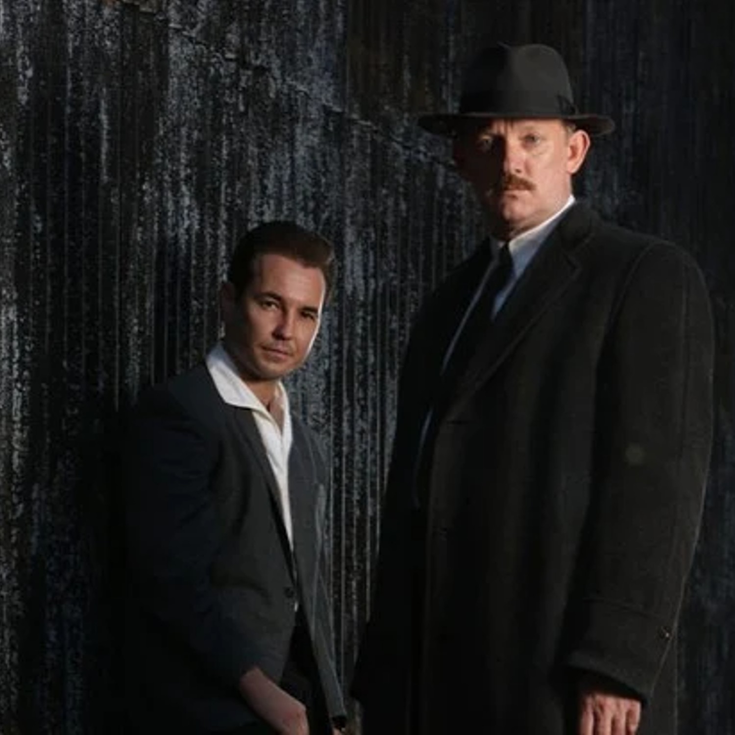 Martin Compston and Douglas Henshall in character in In Plain Sight