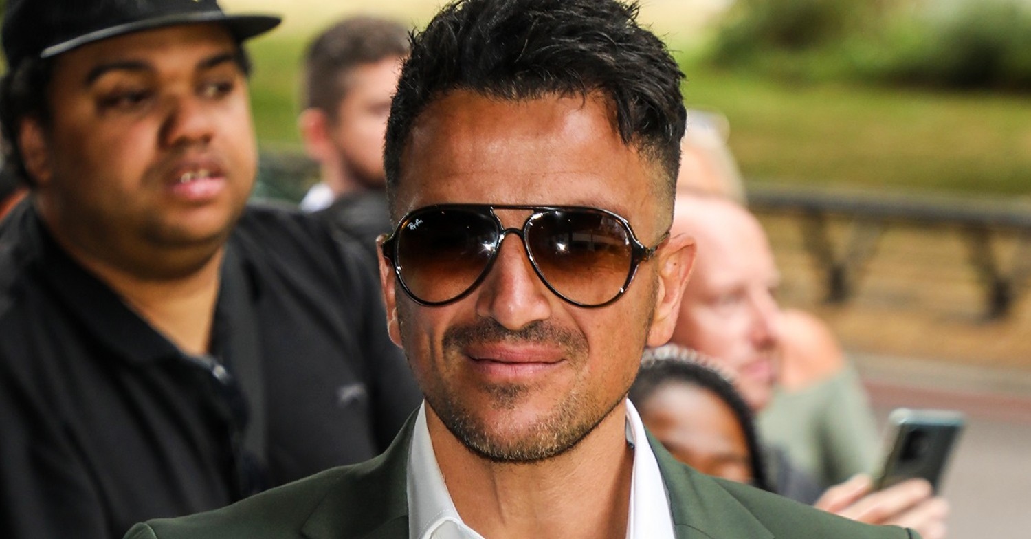 Peter Andre wearing sunglasses