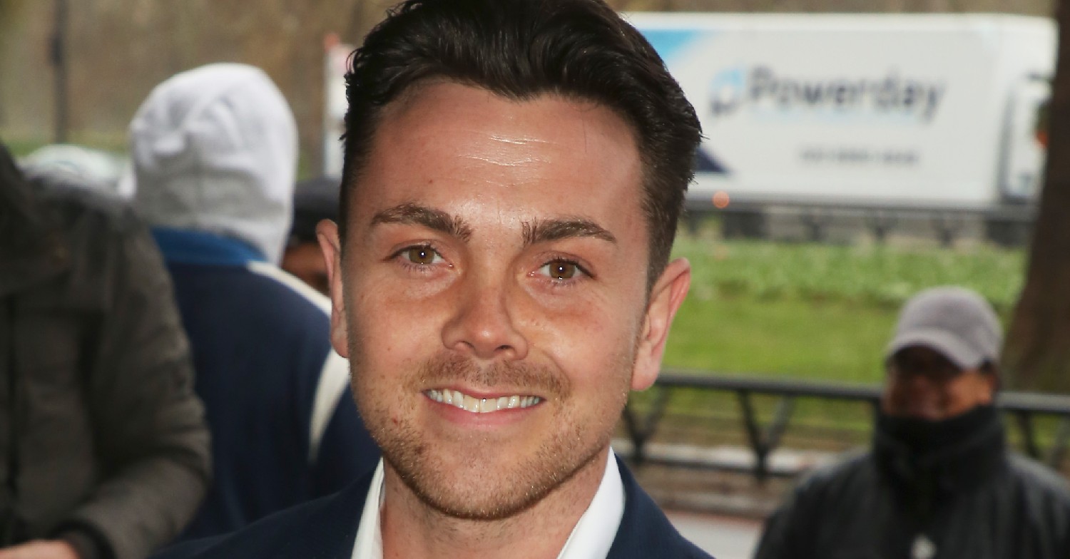 Ray Quinn smiling at The Tric Awards