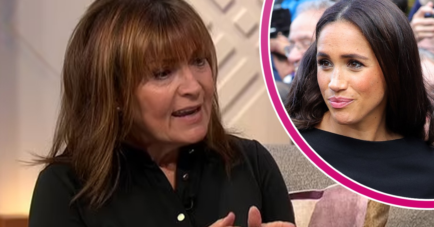 Lorraine Kelly on ITV today and Meghan Markle