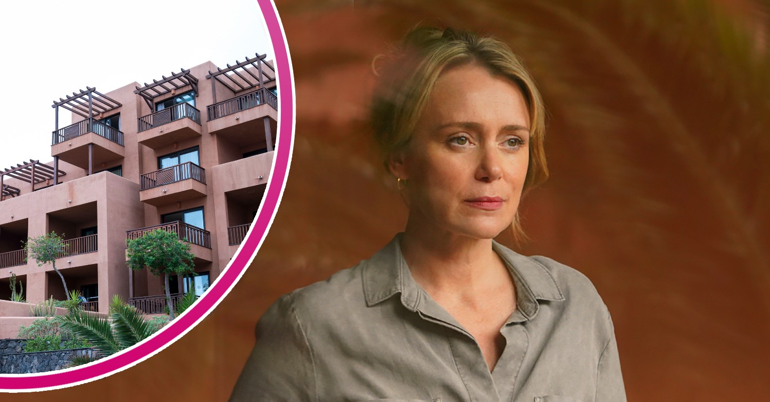 Keeley Hawes looks concerned