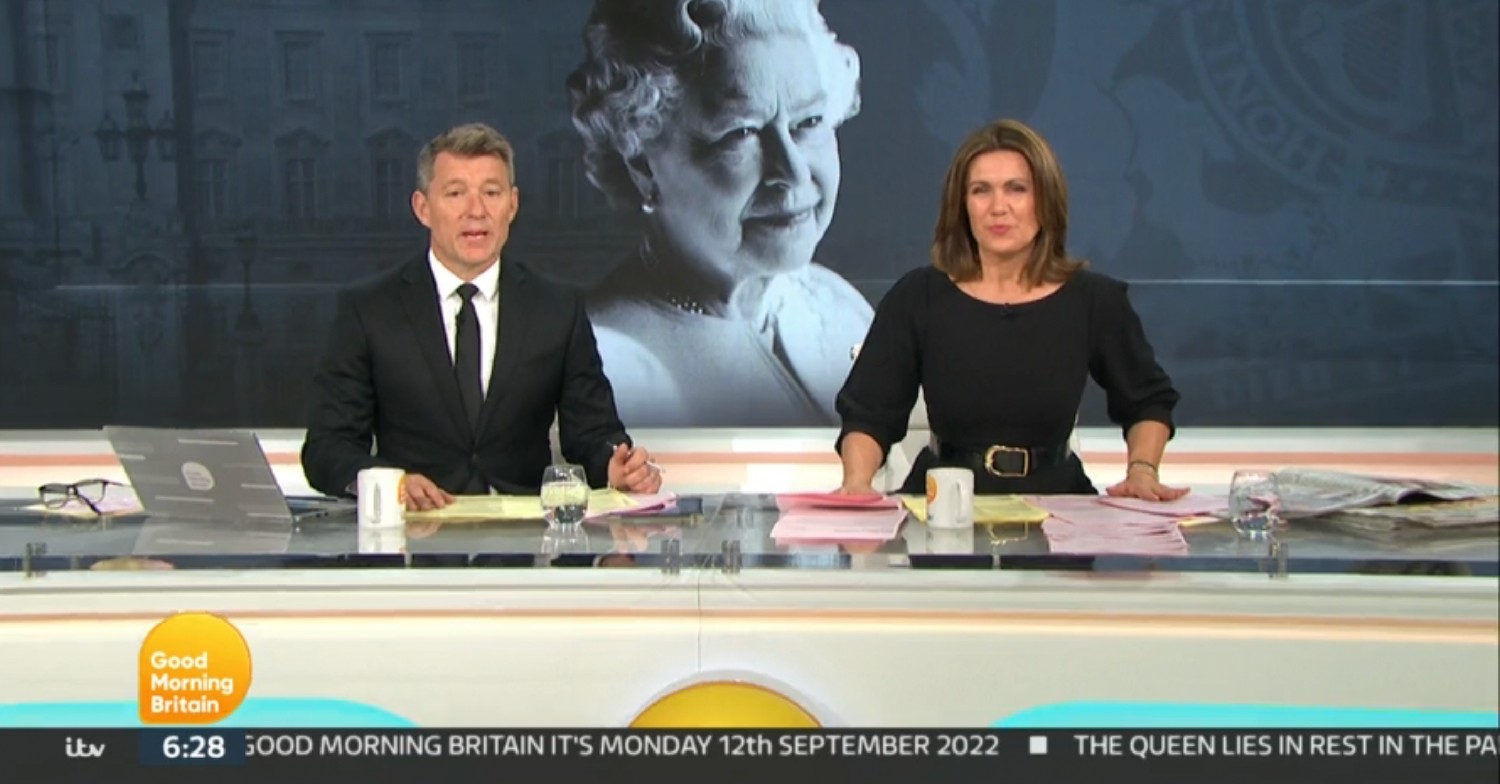 Ben Shephard and Susanna Reid on GMB 