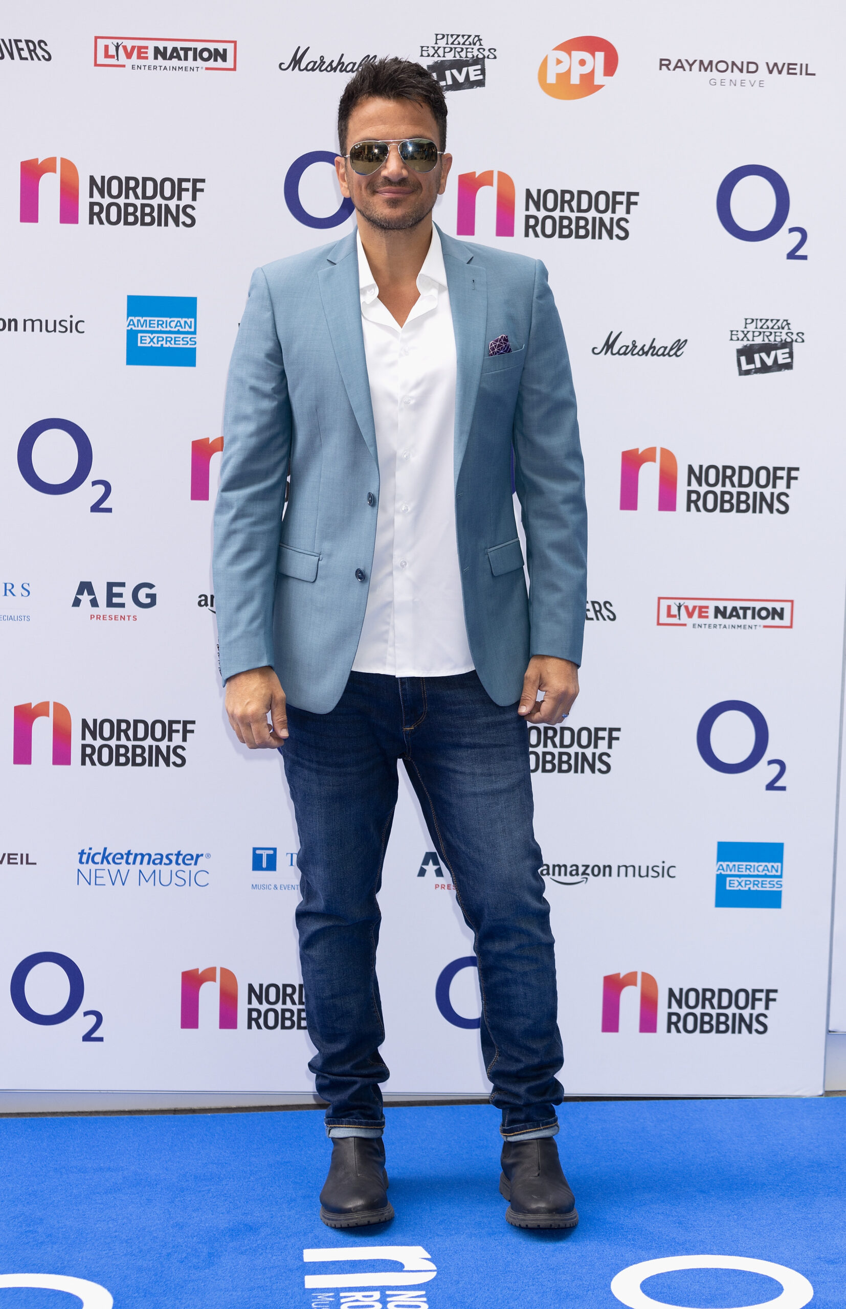 Peter Andre at the Nordoff Robbins O2 Silver Clef Awards