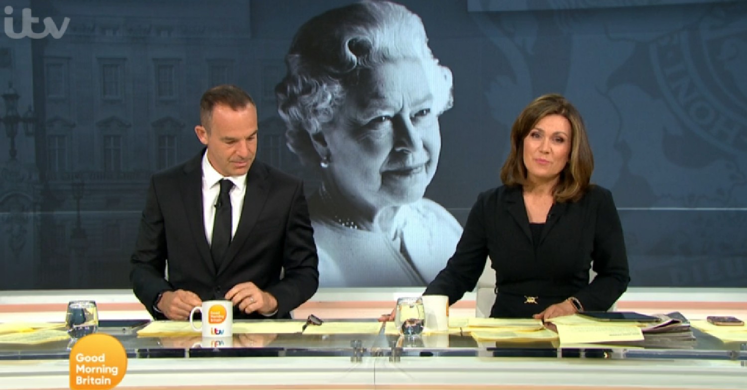 Martin Lewis on GMB today with Susanna Reid