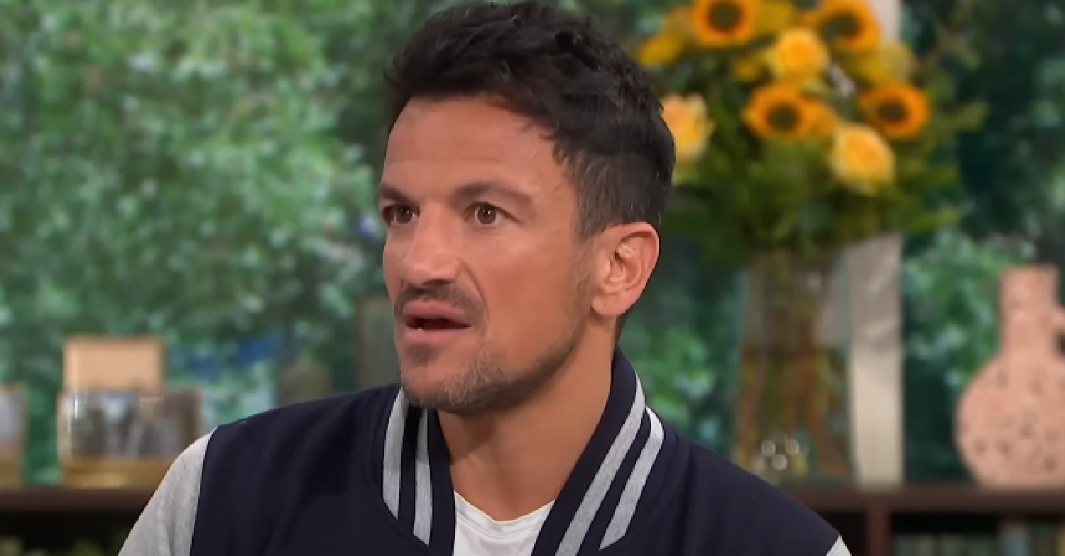 Peter Andre speaking on This Morning