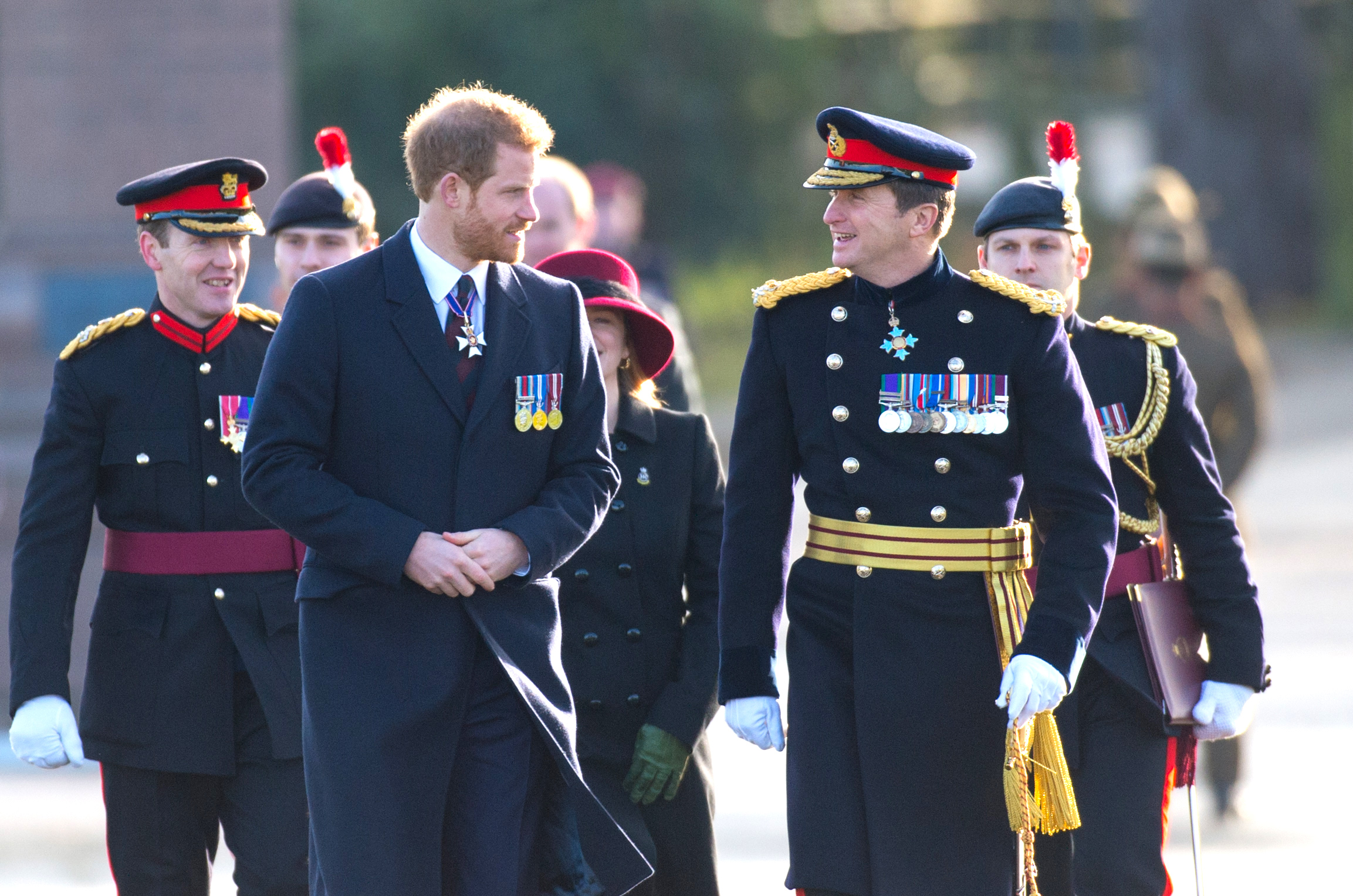 Prince Harry at the Royal Military Academy 