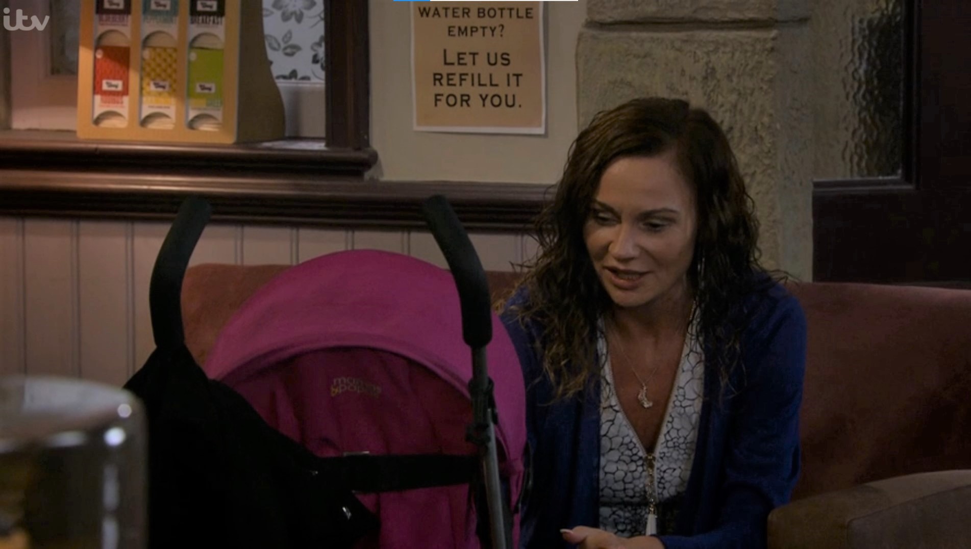 Emmerdale Chas talks to Eve in her pram