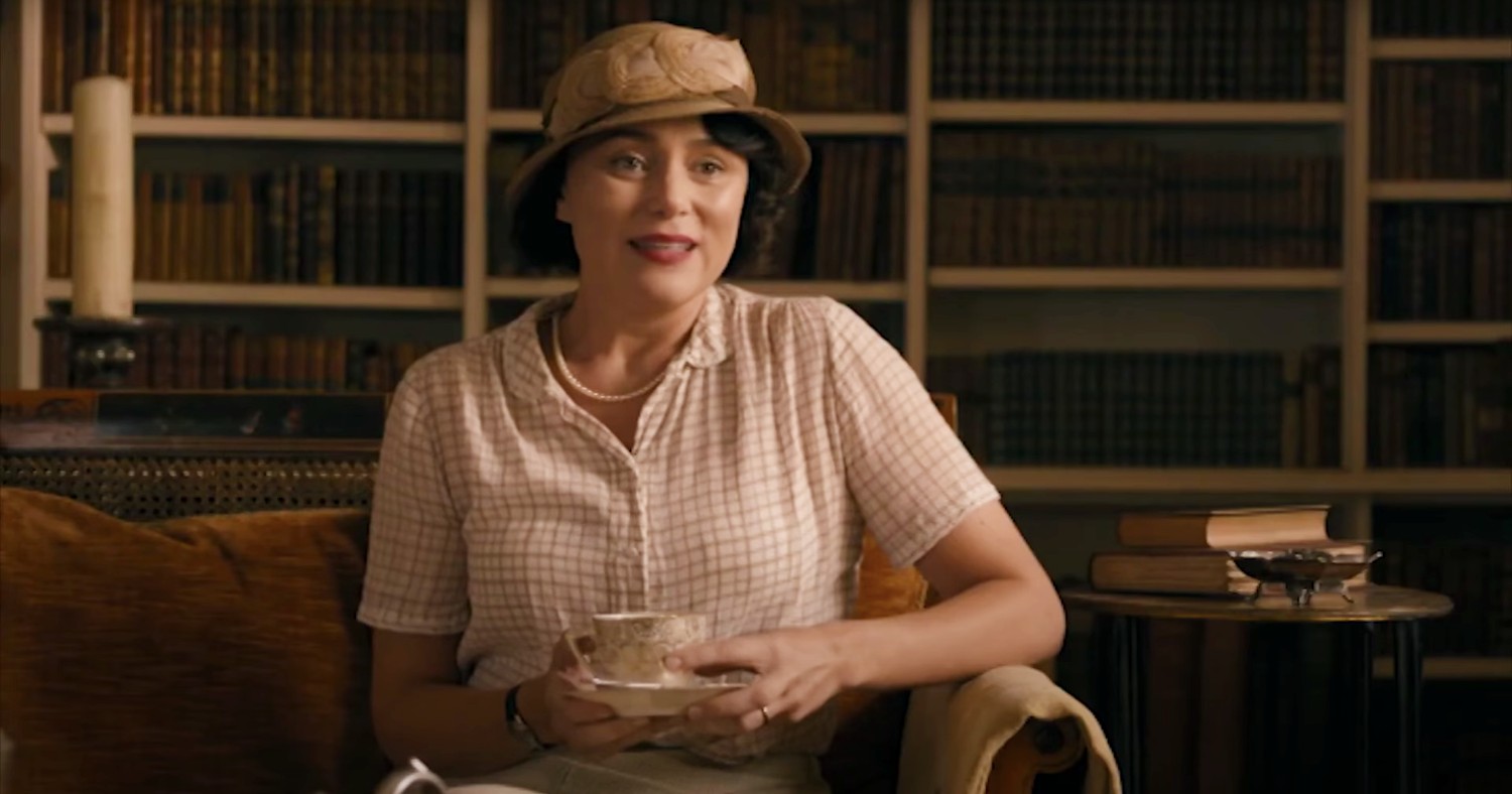 Louisa Durrell smiling in The Durrells