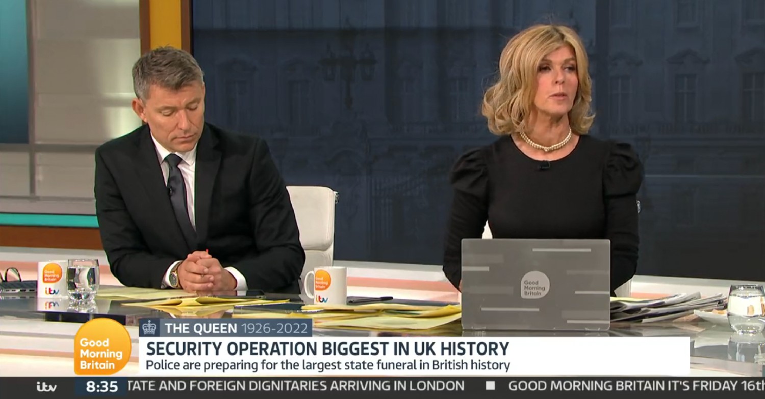 Ben Shephard and Kate Garraway on GMB today 