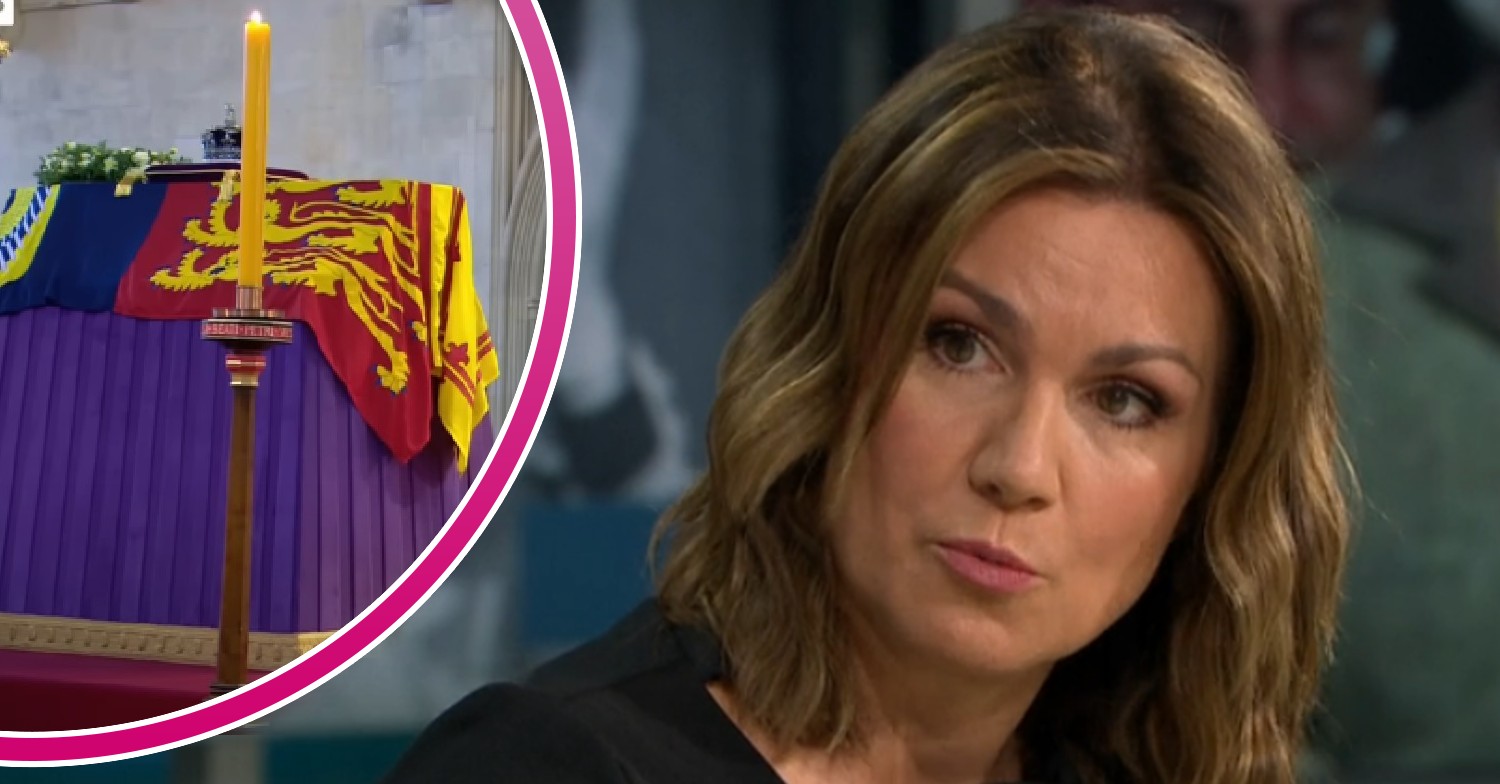 The Queen's coffin lying in state and Susanna Reid on GMB