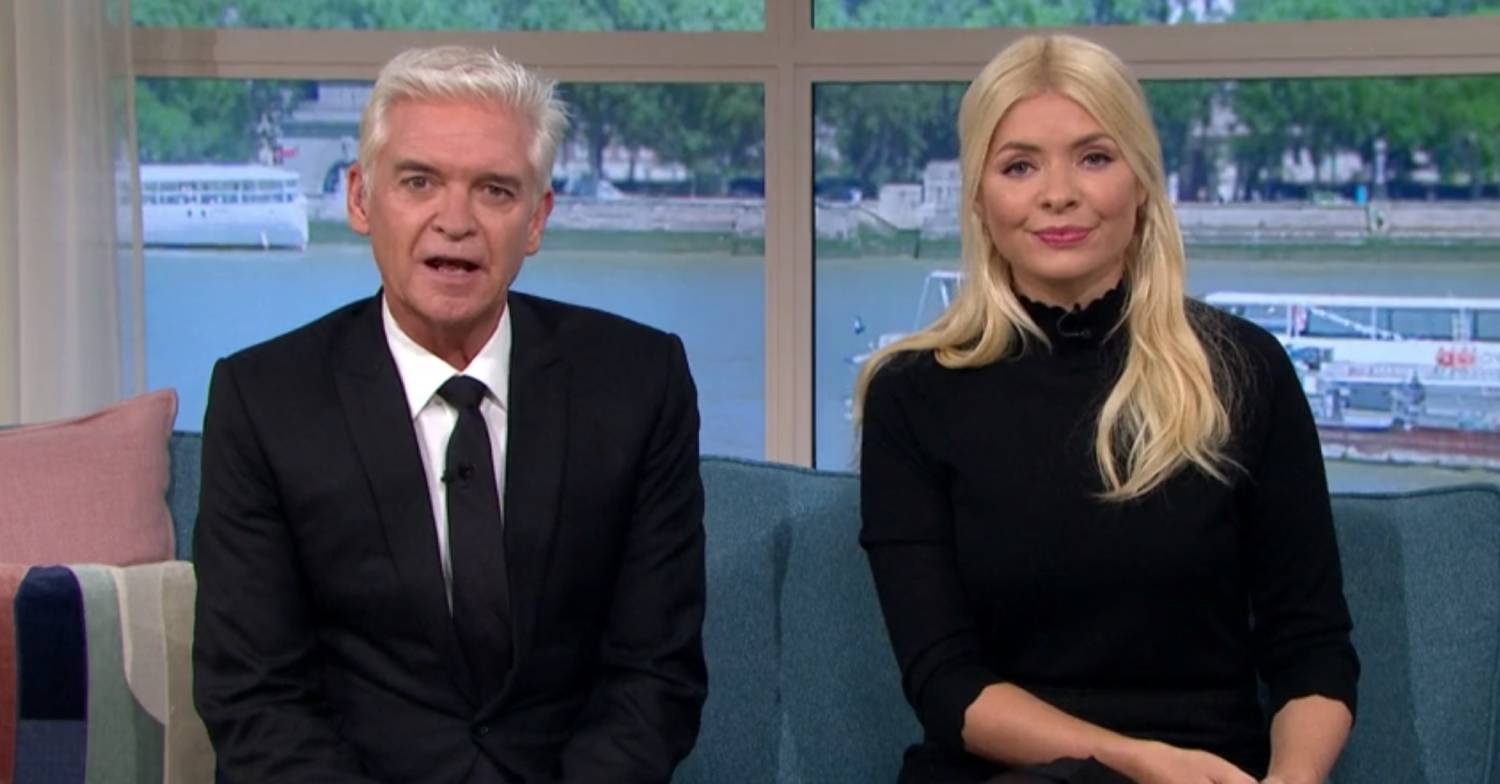 Phillip Schofield and Holly Willoughby presenting This Morning