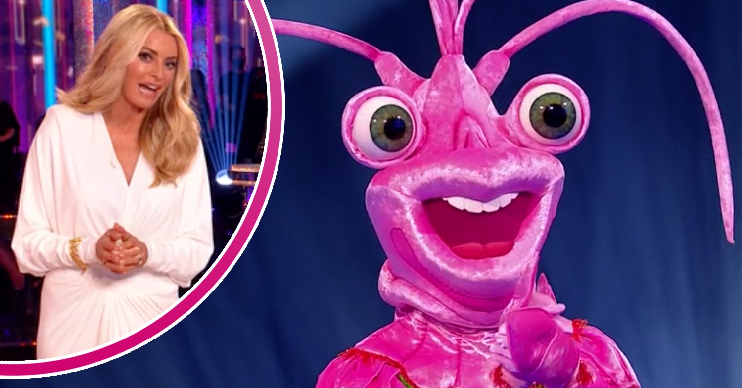 Tess Daly speaks to camera, Prawn on The Masked Dancer was eliminated